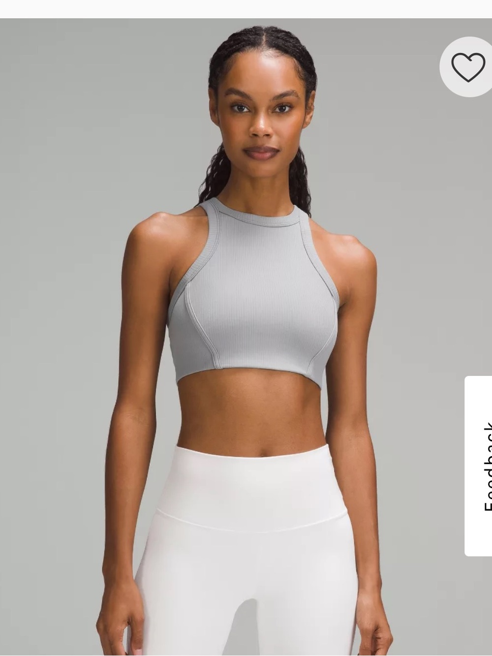 Lululemon ribbed nulu high-neck yoga bra